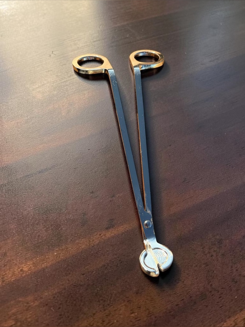 STAINLESS STEEL/GOLD TONE METAL CANDLE WICK TRIMMER